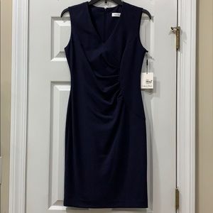 NWT Calvin Klein Navy Dress